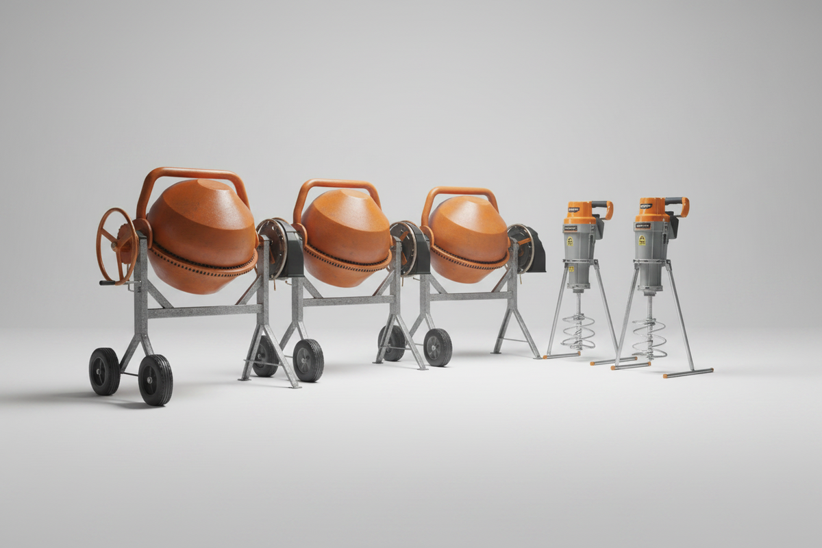 Concrete & Mortar Mixers