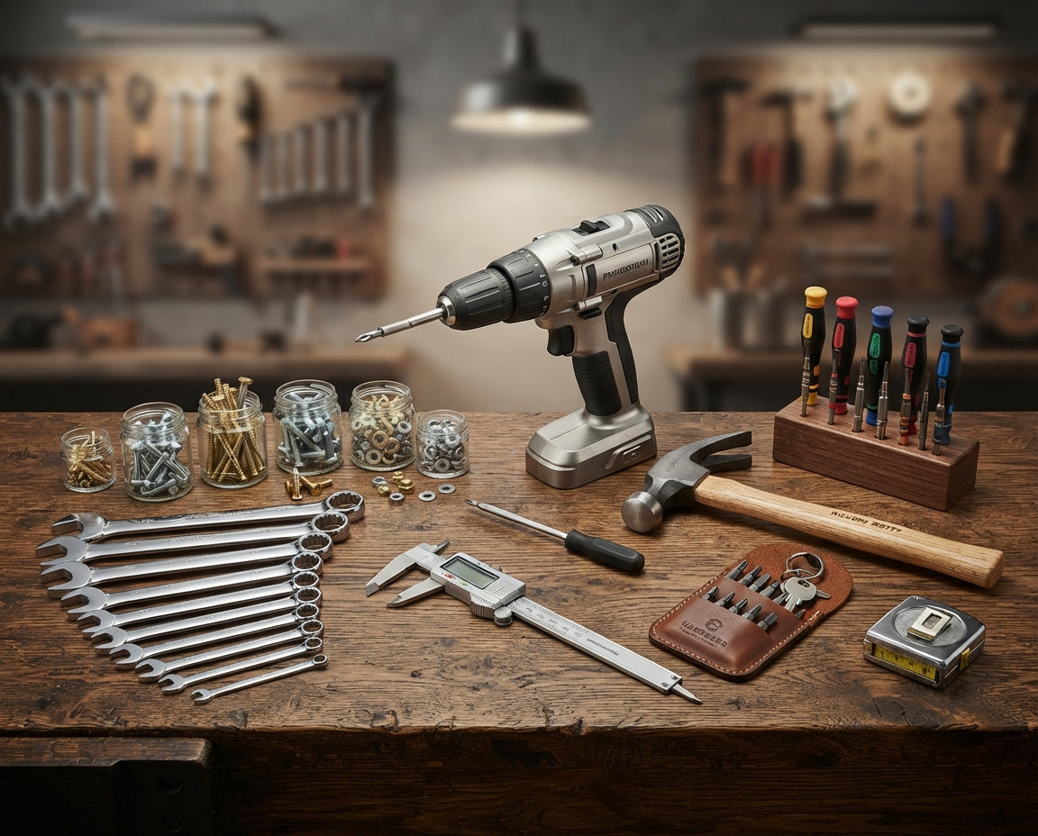 Professional hand tools, fasteners, power tools and construction materials