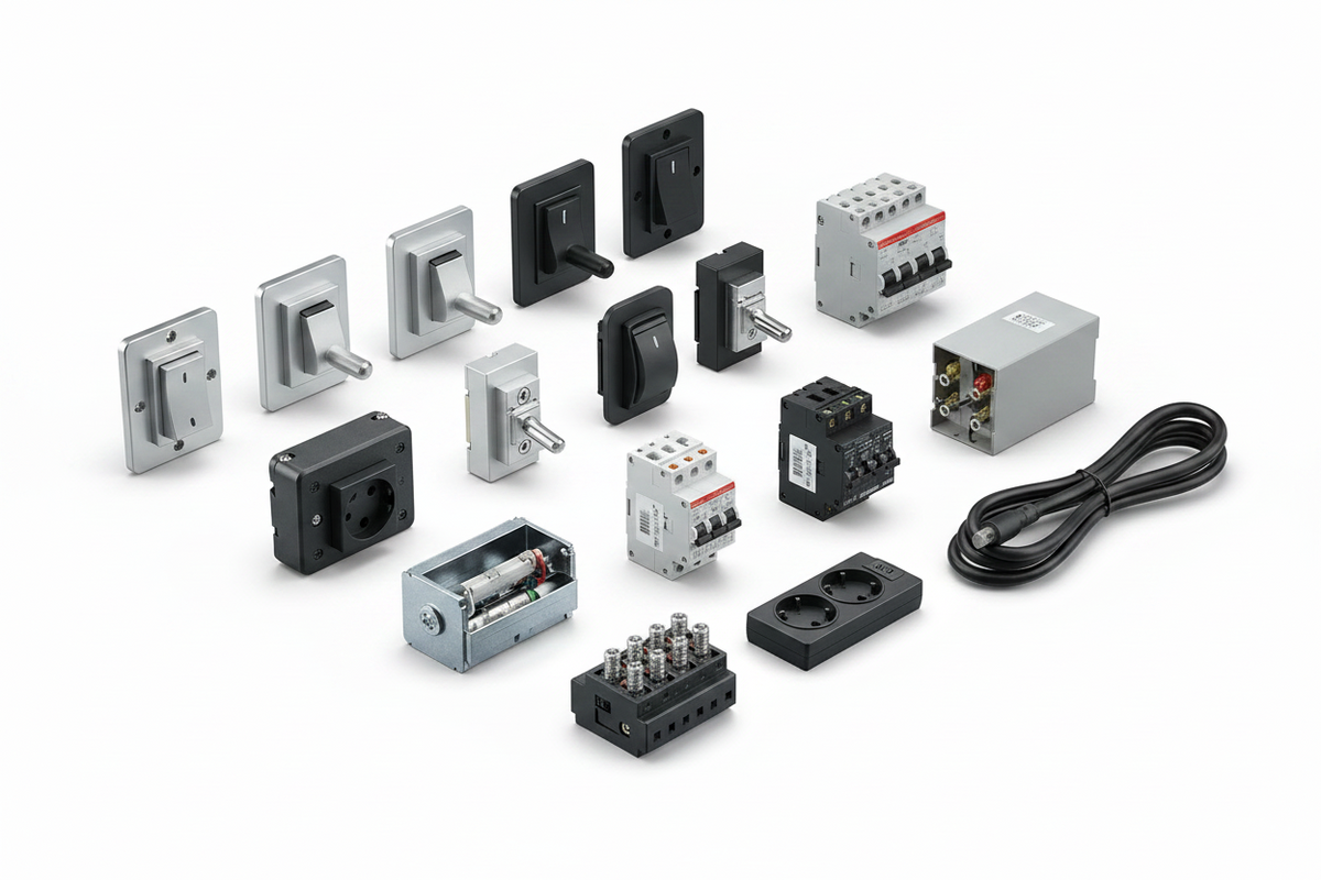 Sockets, Switches & Circuit Protection Systems
