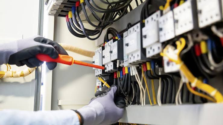 Easily accessible LED panels, smart switches, and industrial lighting fixtures for efficient electrical systems.