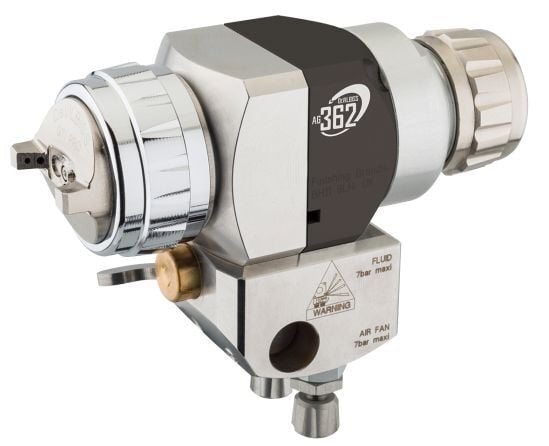Automatic 1.2mm spray gun with auto lock system for flexible industrial use
