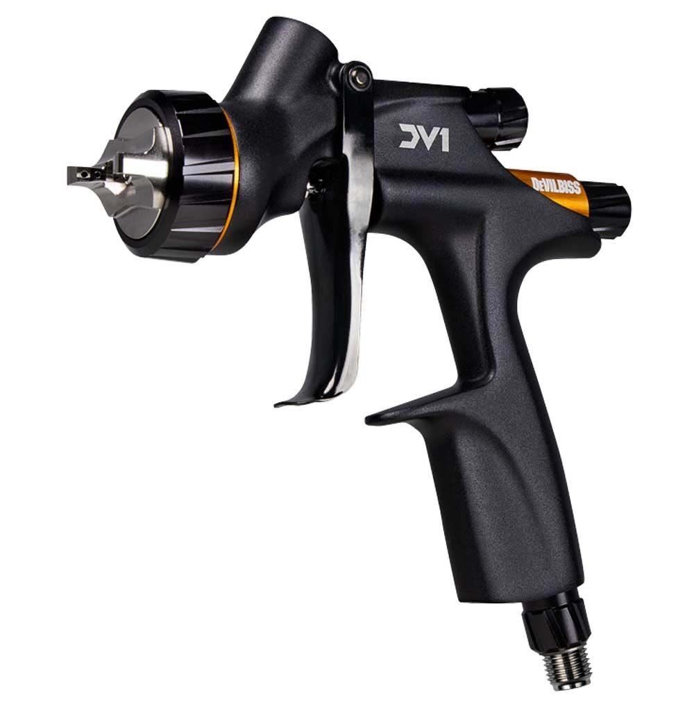 1.3mm gravity feed spray gun for varnish and clear coat applications
