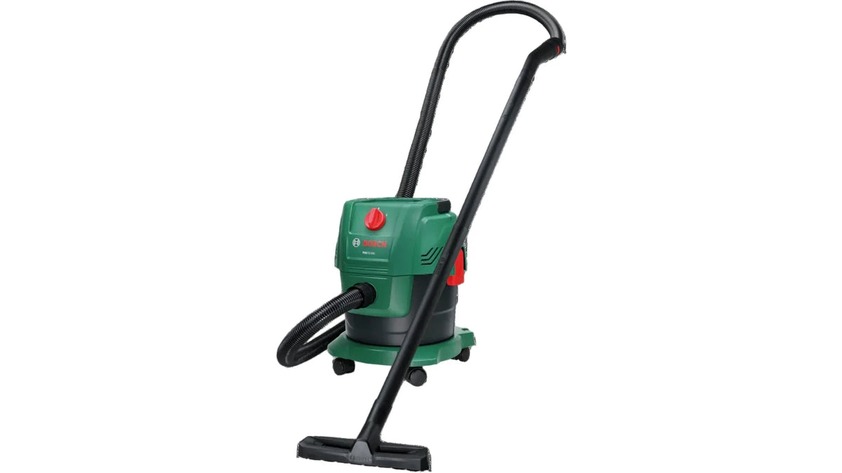 1000W wet and dry vacuum cleaner with 200 mbar suction power, blower function and onboard accessory storage