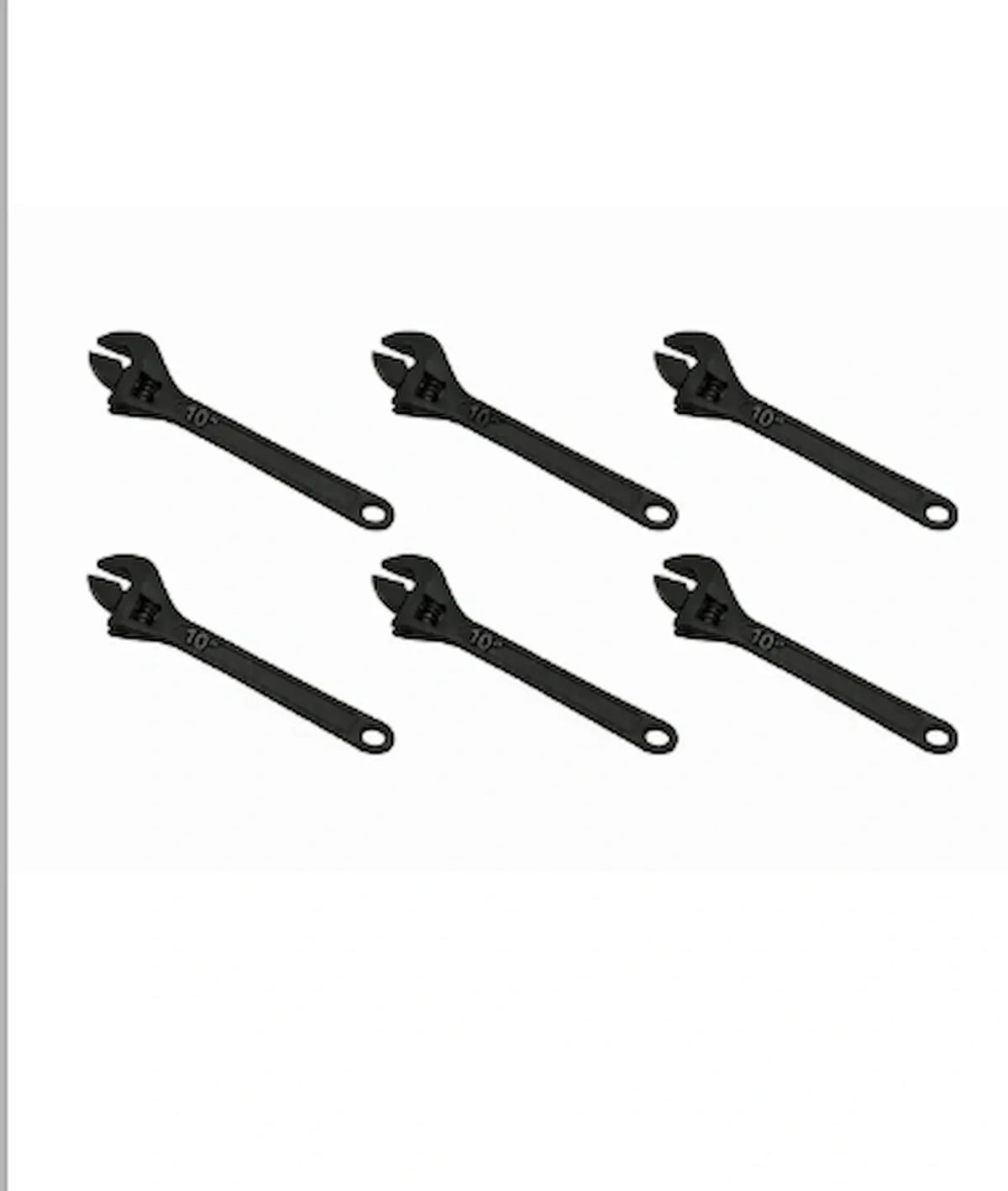 6-Piece Adjustable Wrench Set
