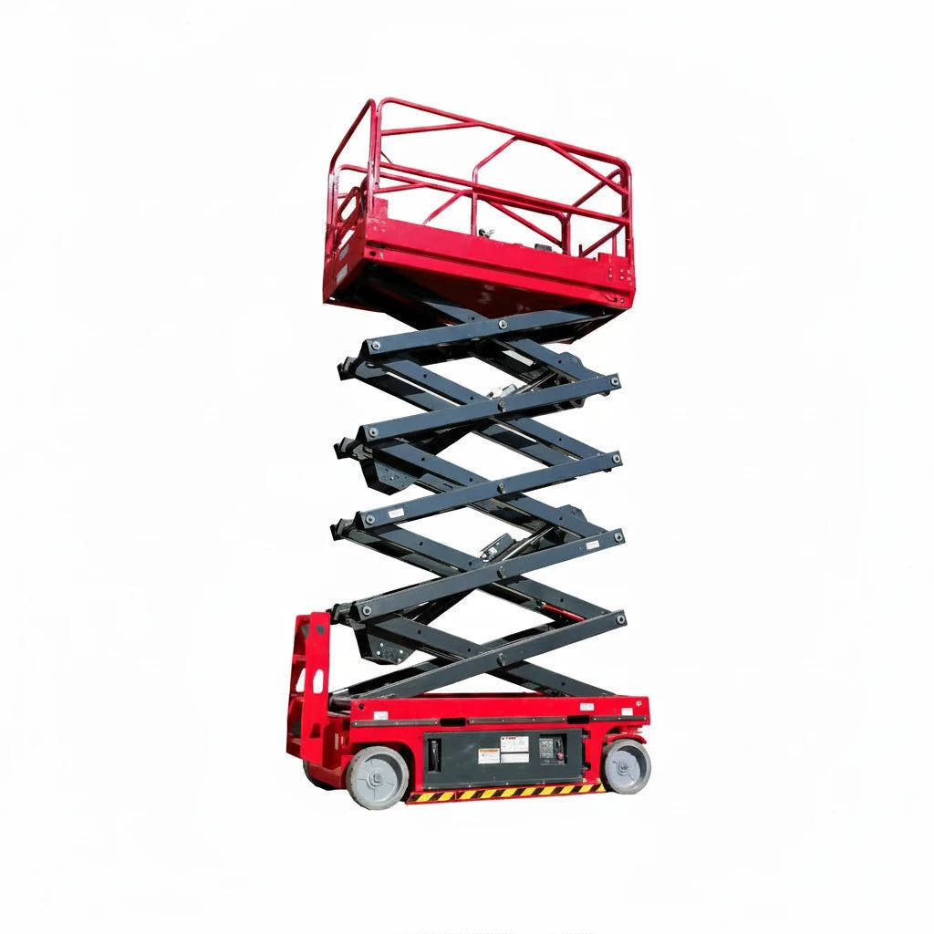 11.8m self-propelled electric scissor lift manlift platform