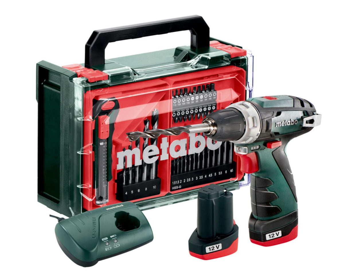 12V cordless drill driver kit with 41 piece accessories