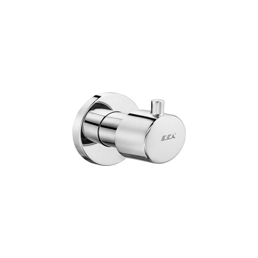 1/2 inch shut-off valve with sliding escutcheon