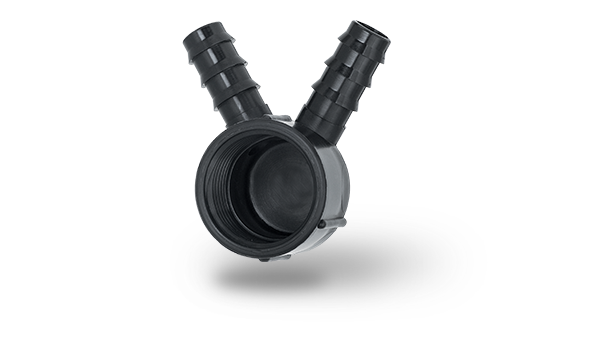 2 Way Barbed Distributor Nipple