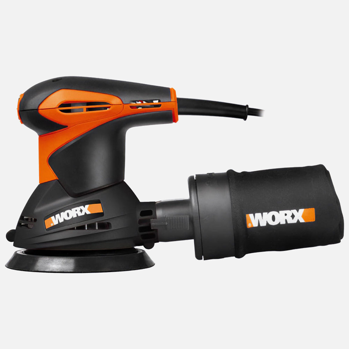 320W 125mm professional random orbital sander with anti vibration and dust collection system