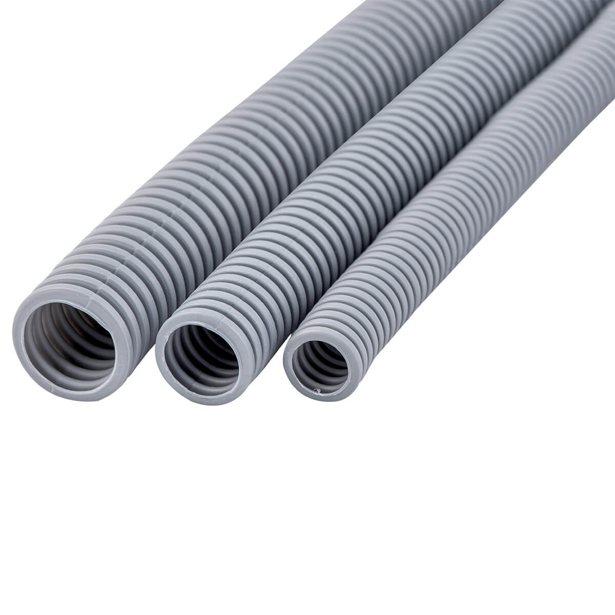 32mm grey halogen-free flexible spiral conduit for cable protection