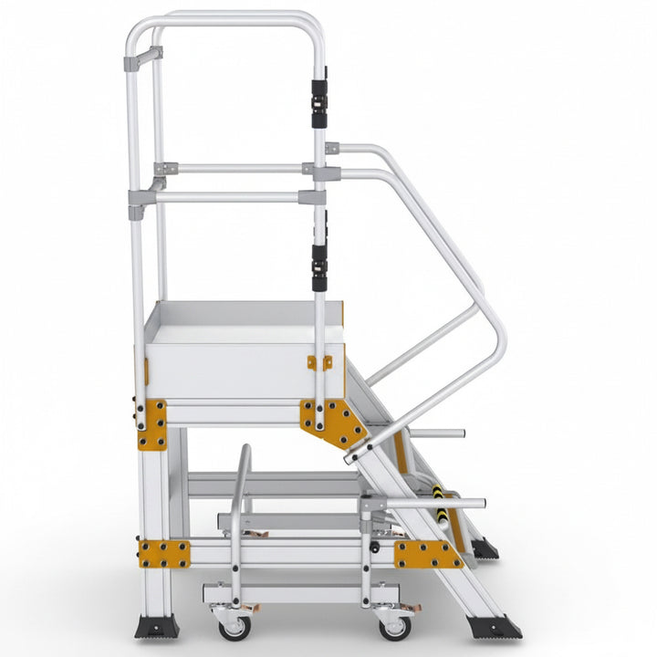 Professional 3+1 Step Aluminum Work Platform