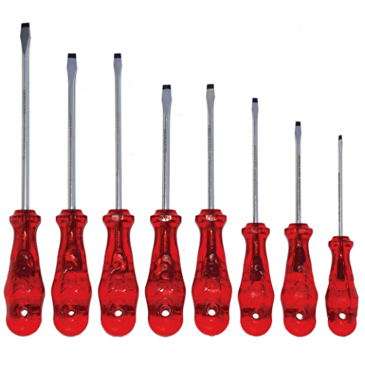 8-Piece Kraft Flathead Screwdriver Set