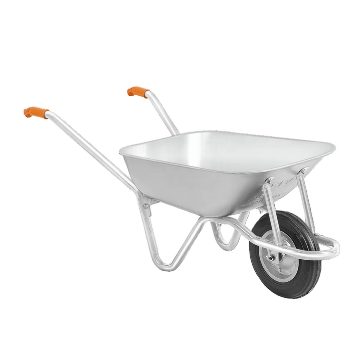 90L galvanized demountable wheelbarrow for construction and garden use