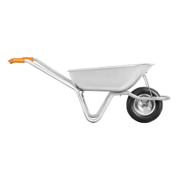 90L galvanized demountable wheelbarrow for construction and garden use