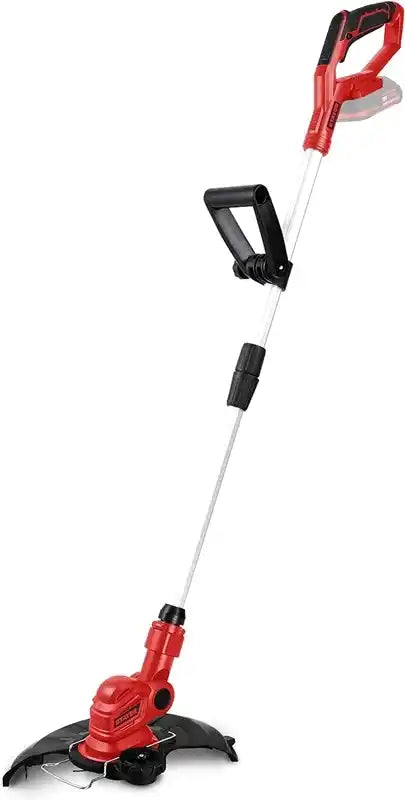18V cordless grass trimmer with 280 mm cutting width and ergonomic lightweight design.
