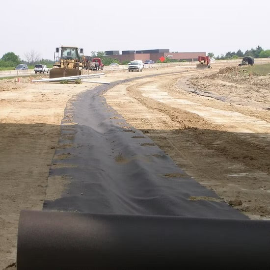 Black nonwoven Geotextile