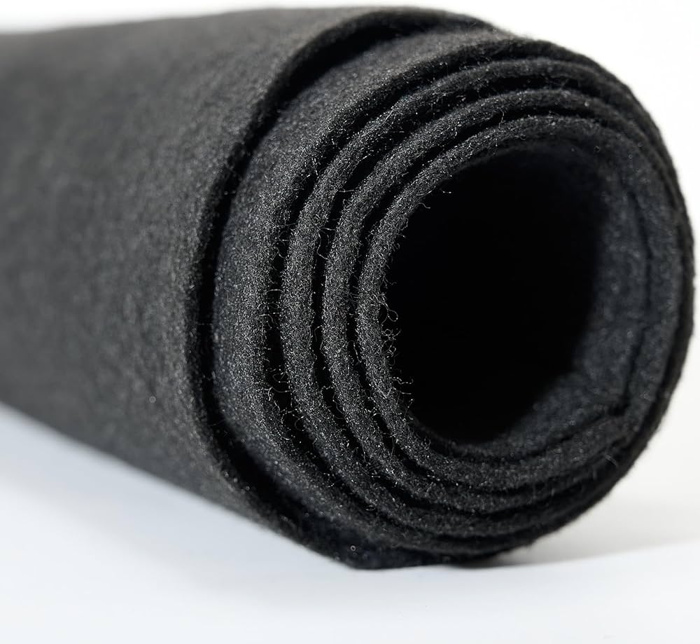 Black nonwoven Geotextile Fabric