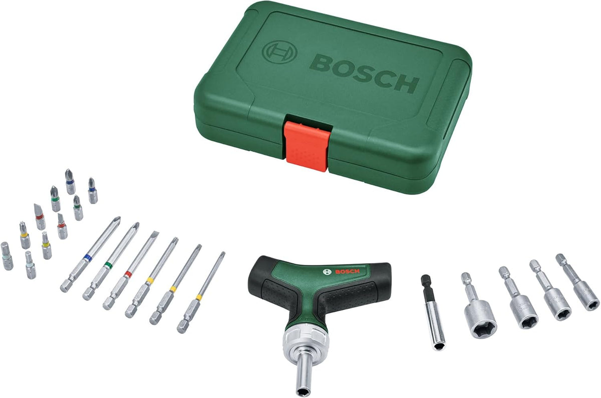 Bosch T-Handle Ratchet Screwdriver Set
