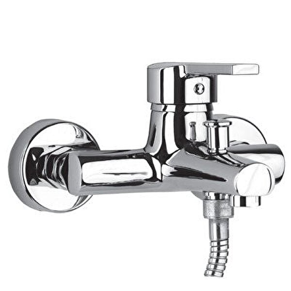 Chrome brass bath faucet