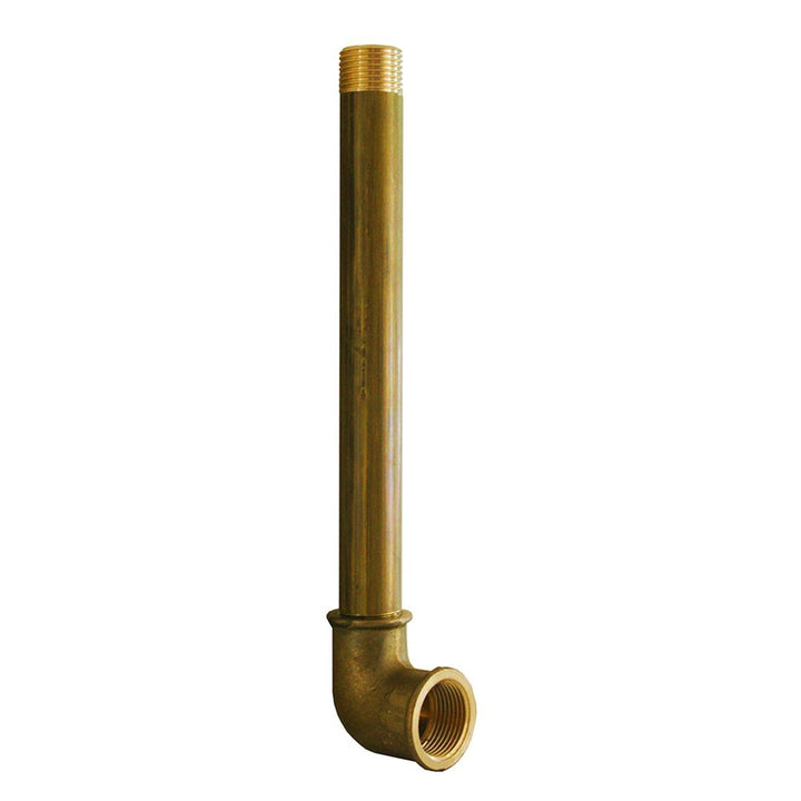 Brass concealed bath spout connection set for built-in bathroom faucet installations