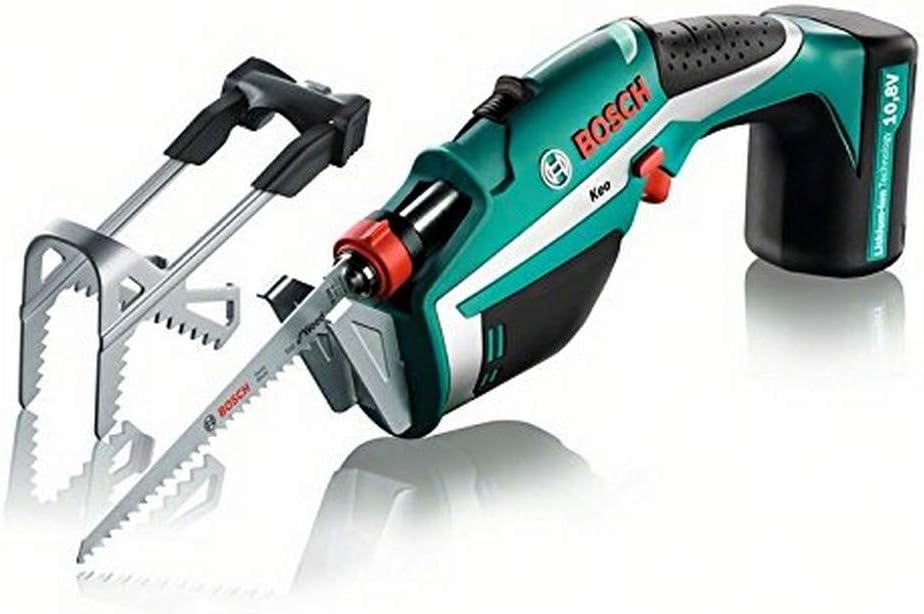 Cordless garden pruning saw with removable A-Grip branch holder for cutting branches up to 80 mm