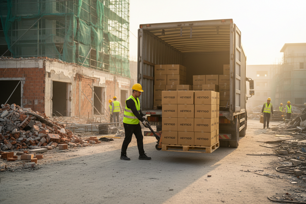 Delivery to the Construction site