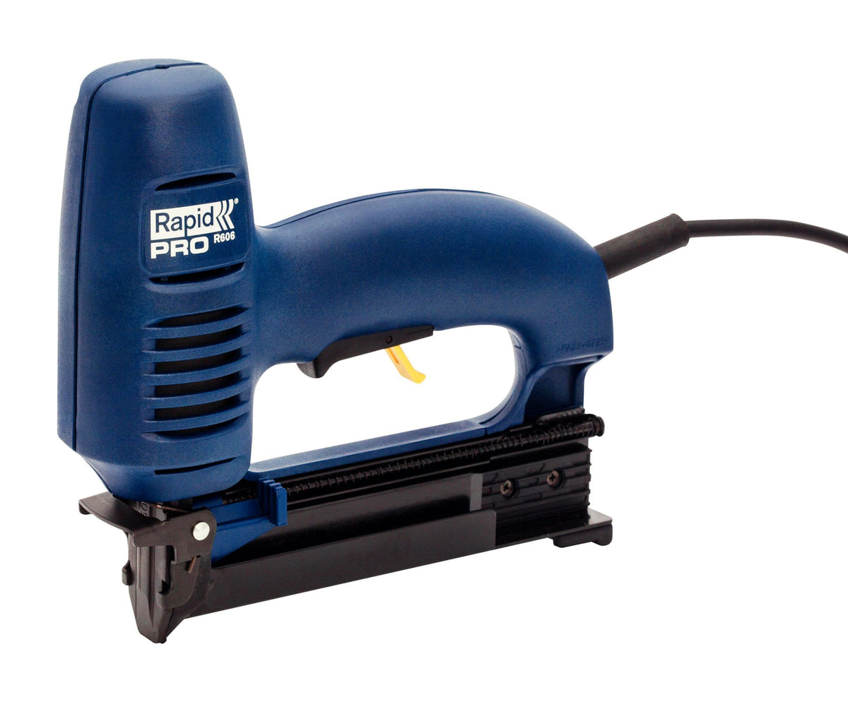 Electric staple gun and headless brad nailer tool