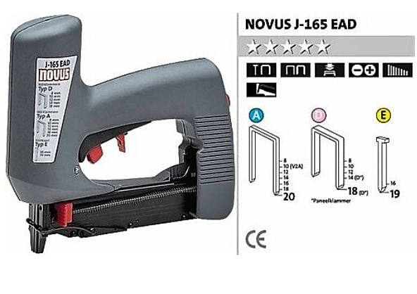 Electric staple gun and brad nailer 8–18 mm tool