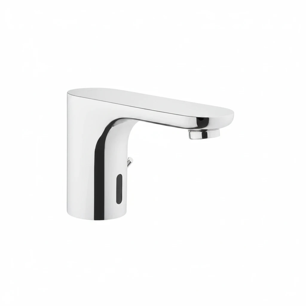 Electric sensor basin faucet chrome