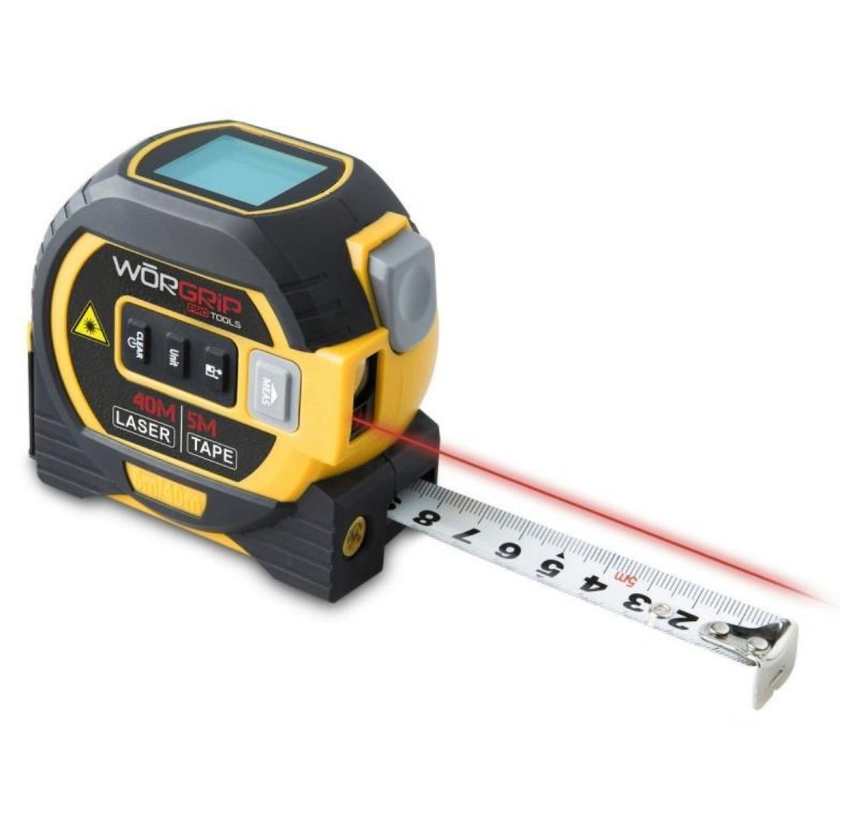 Laser Meter with 5m Tape Measure and 40m Cross Laser