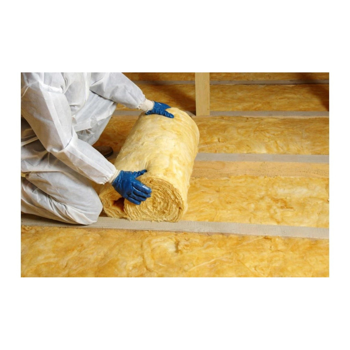 10cm glass wool roof insulation blanket roll 9.6 m² thermal insulation