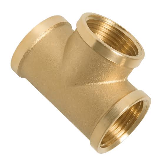 Brass Threaded Equal Tee