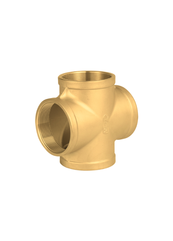 Brass Cross Tee Threaded Fitting