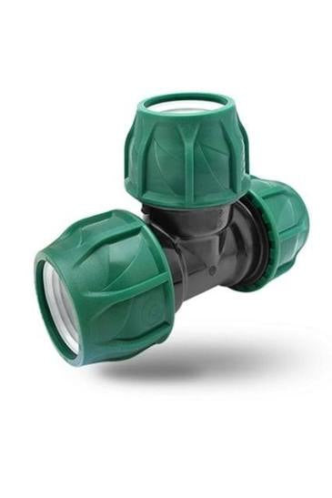 HDPE Compression Tee Push Fit Type