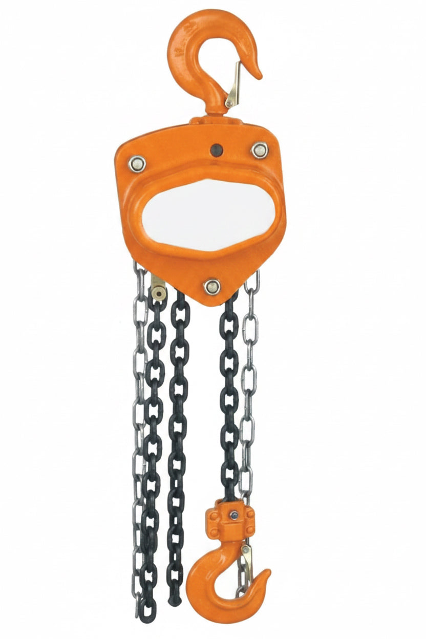 500 kg manual chain hoist with steel body