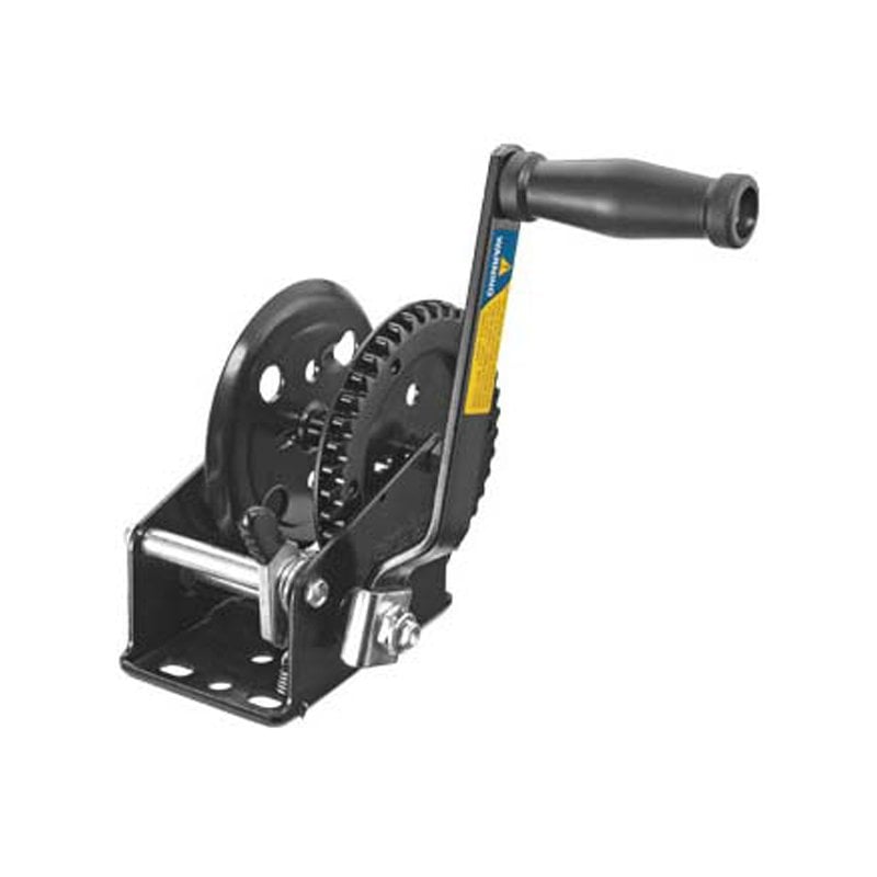 Manual hand winch 545 kg CE certified 4.1:1 gear ratio heavy duty pulling winch for workshop and outdoor use
