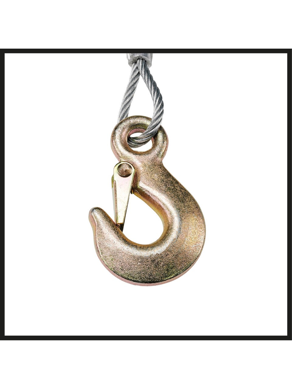 Manual rope hand winch 500 kg 10 m steel cable lever system with return lock and soft grip handle