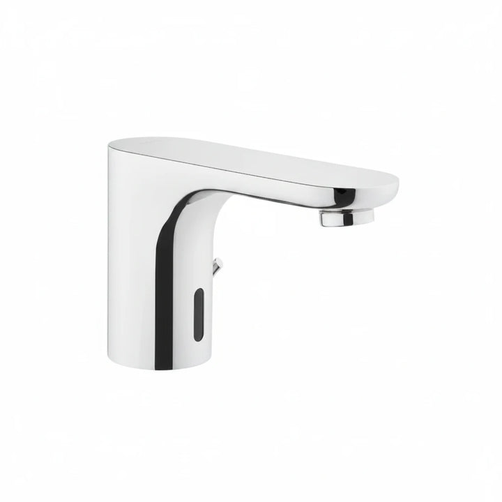 Chrome sensor basin faucet