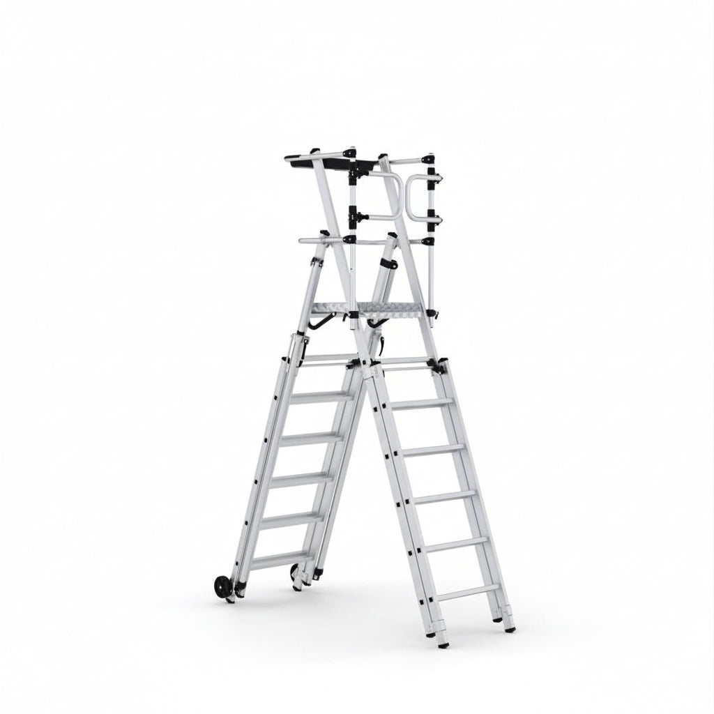 Telescopic folding work platform 3.3 m working height