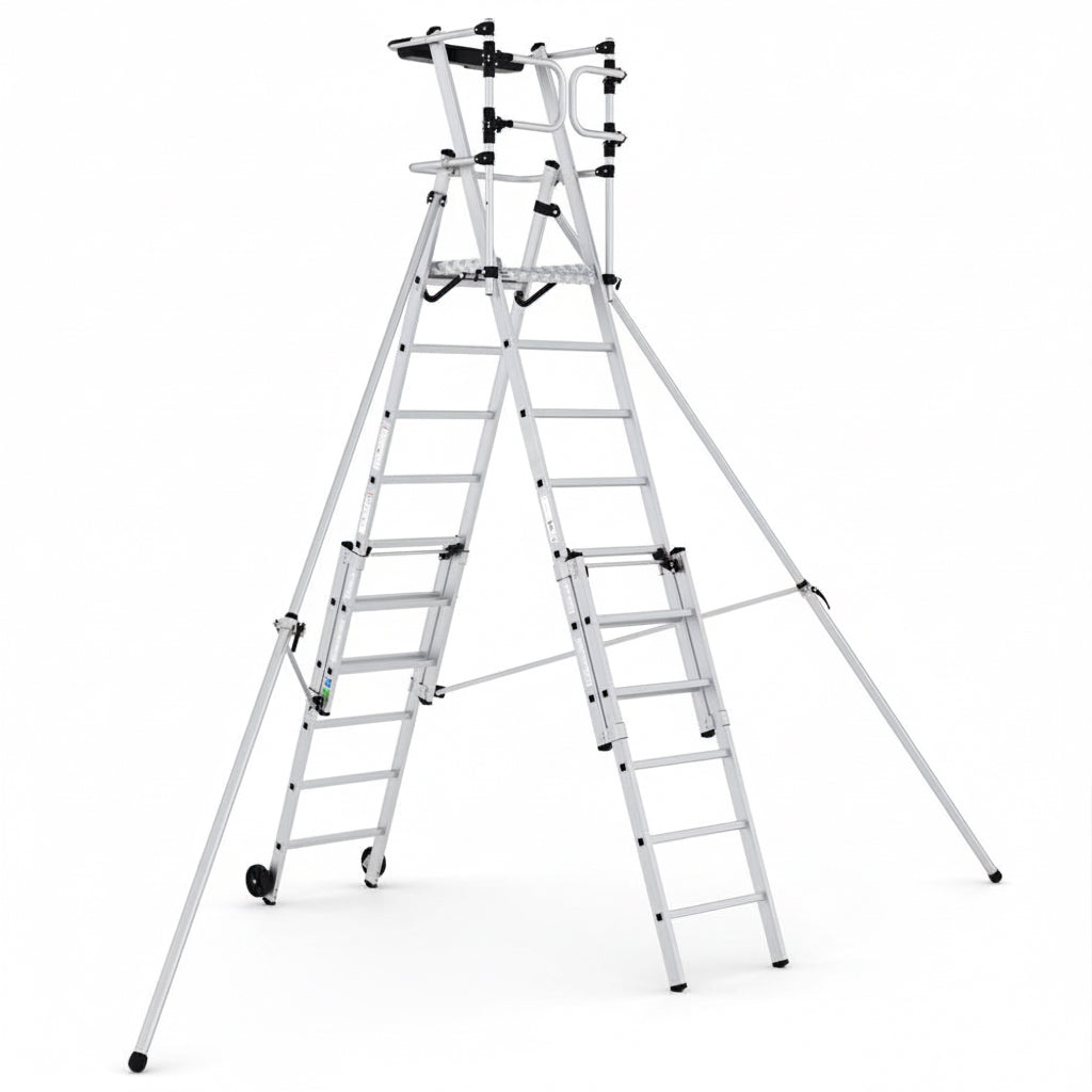 Telescopic folding work platform 3.3 m working height