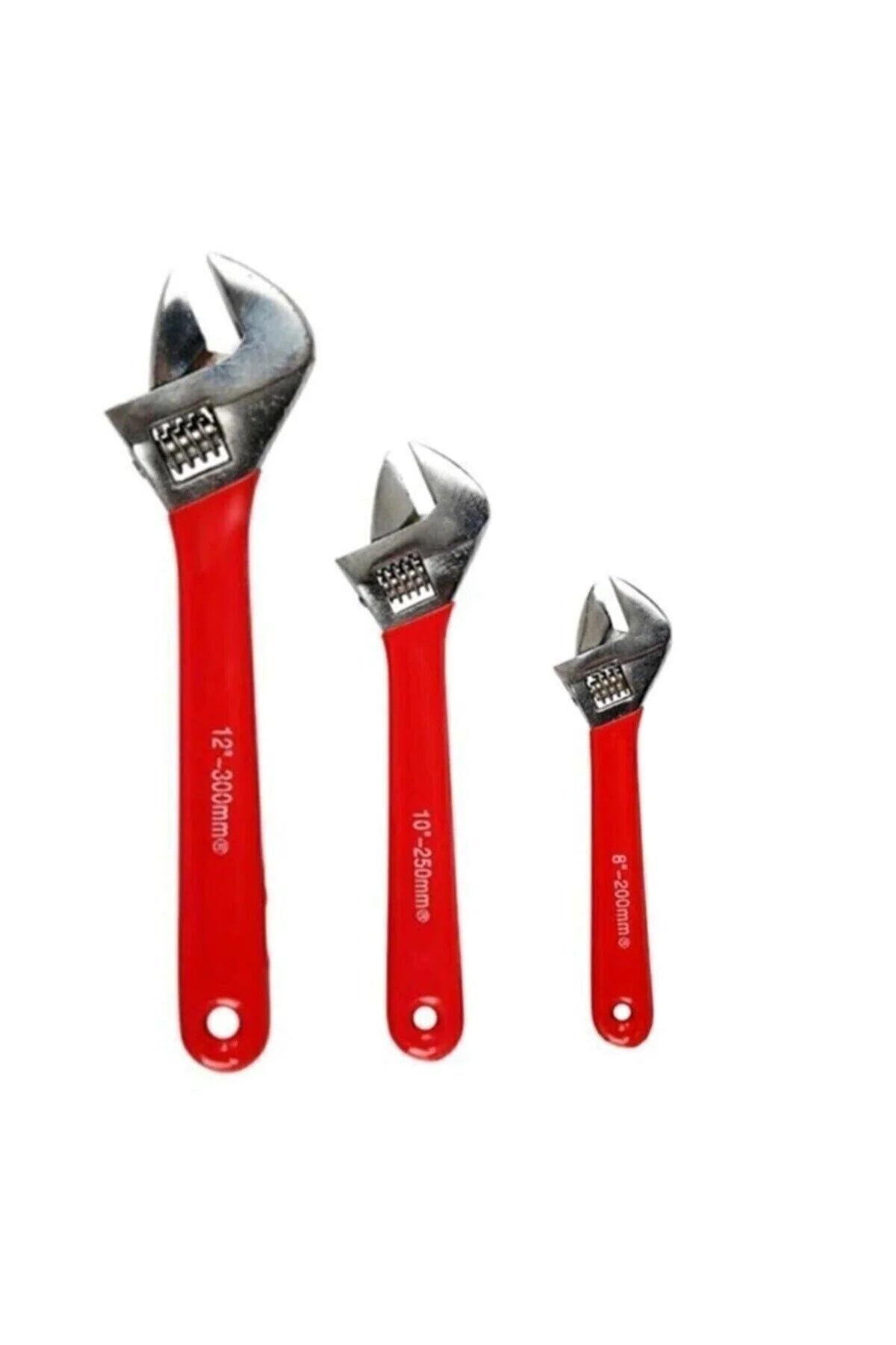 3 Piece Adjustable Wrench Set