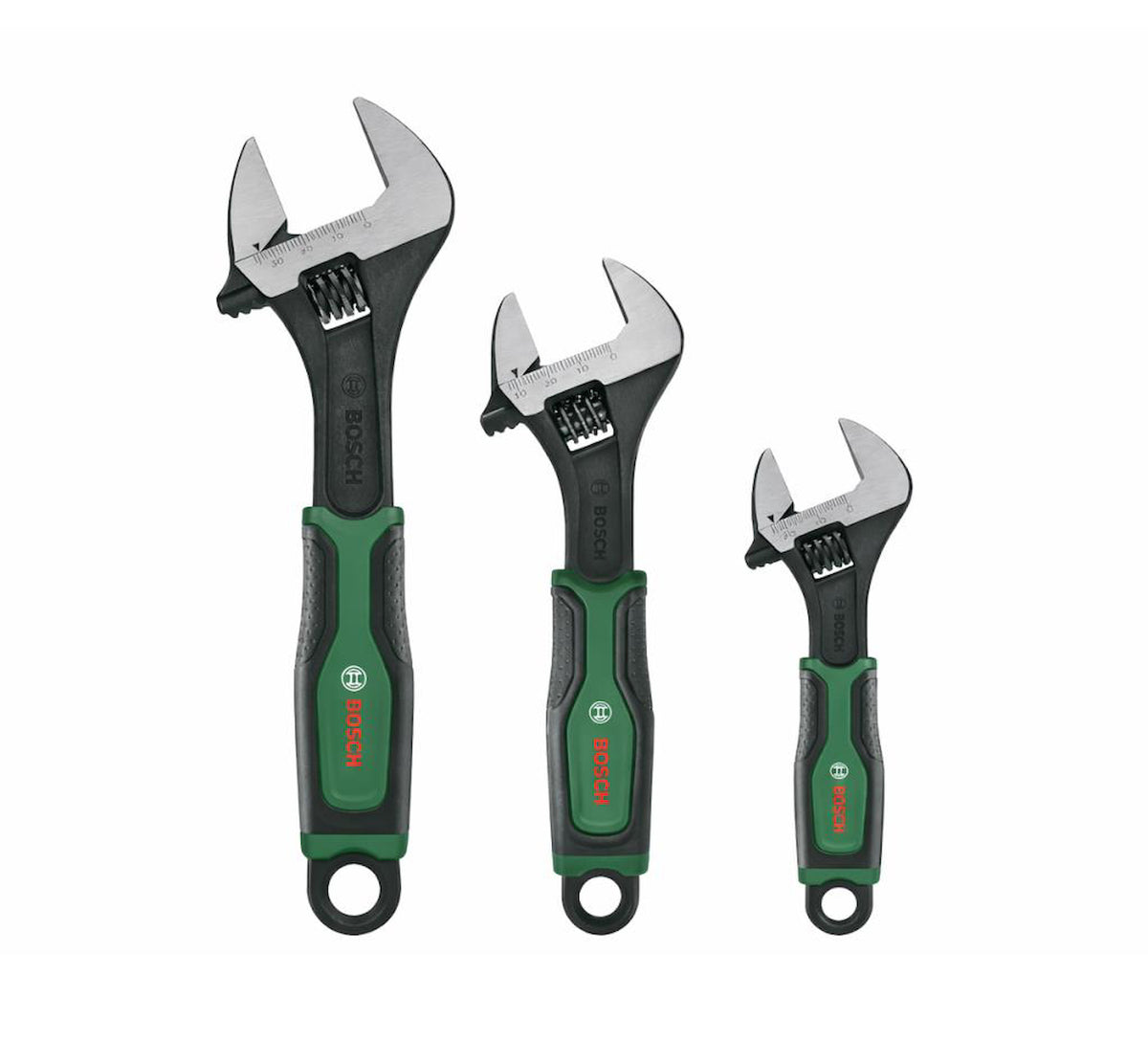 Bosch 3 Piece Adjustable Wrench Set