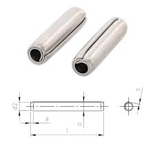 Coiled Spring Pin ISO 8750