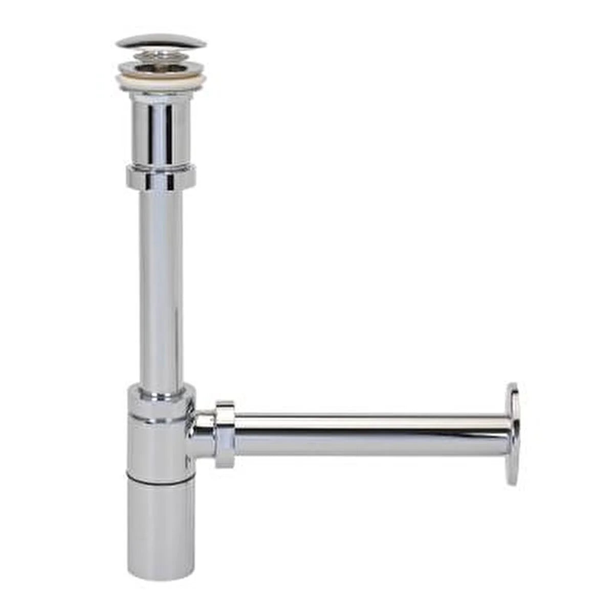 Push-Release Basin Trap