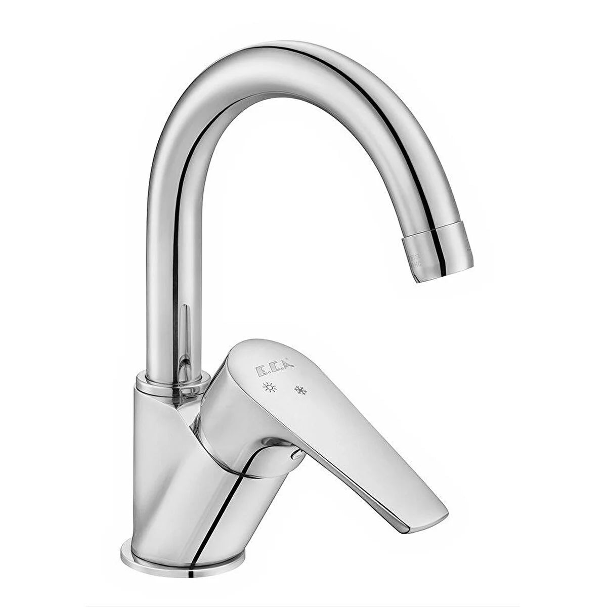 E.C.A Niobe Swan Sink Faucet 102188054 – Chrome Basin Mixer Tap