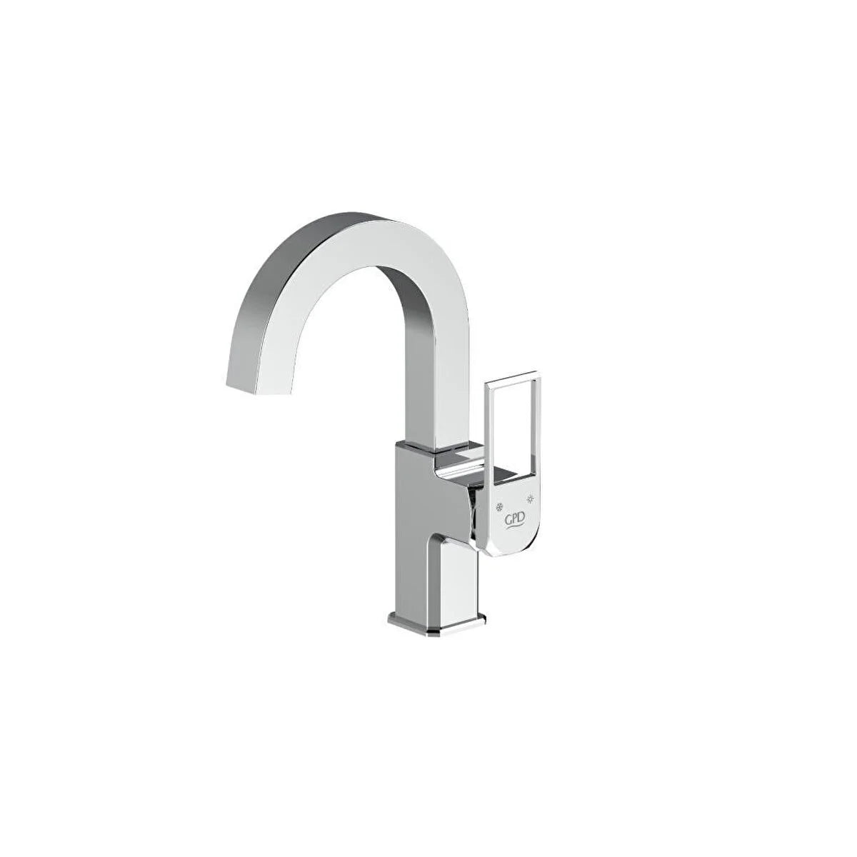 GPD Quadro Single Body Sink Faucet Chrome MTL190