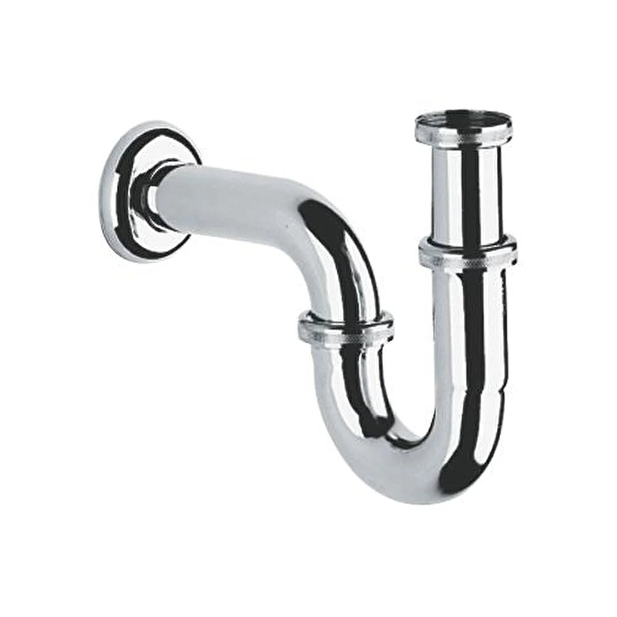Chrome Basin Trap 255 mm