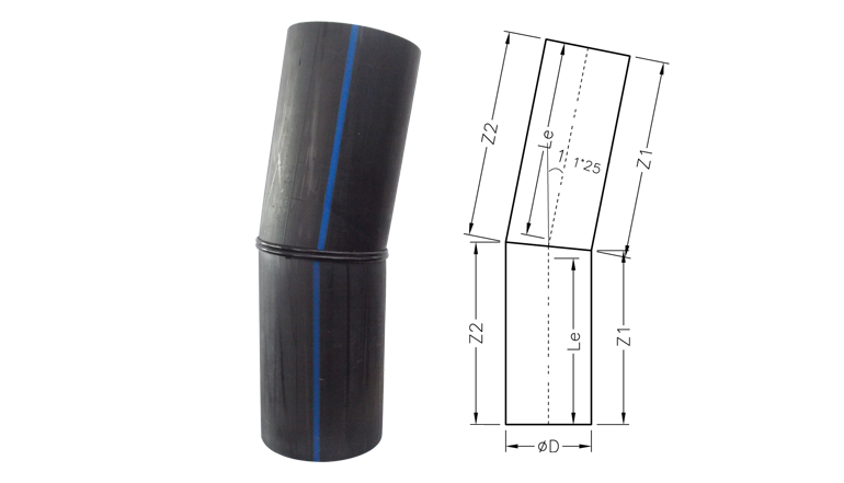 Hdpe Elbow 11.25'