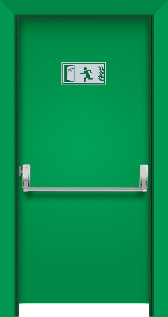 steel-door-green-fire-rated-door