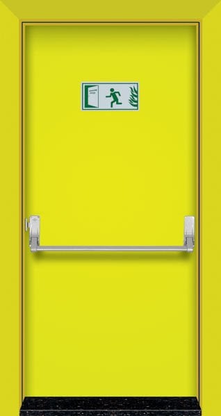 steel-door-yellow-fire-rated-door